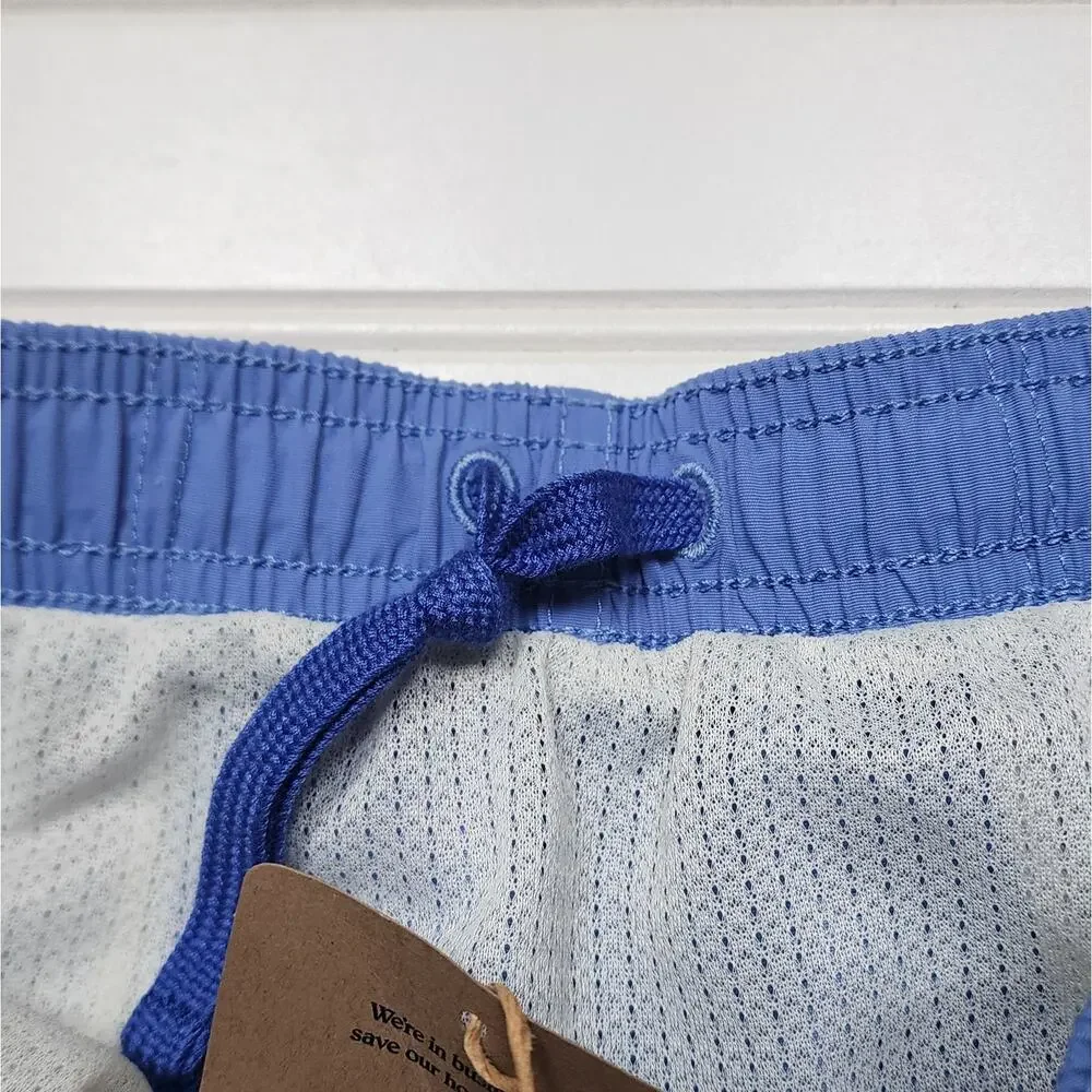 NWT Patagonia Kids Baggies Shorts 5" Lined-Abundant Blue Size L (12) - Picture 6 of 8